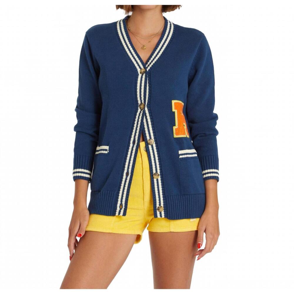 NEW HAMMIES last chance varsity cardigan in navy
